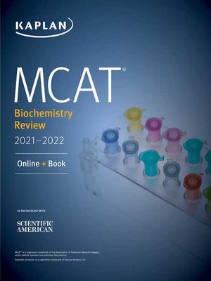 cover image of MCAT Biochemistry Review 2021-2022